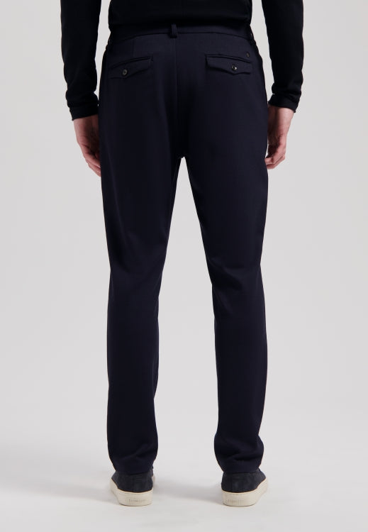 DSTREZZED Jordan Stretch Pique Pants in Dark Navy | Buster McGee