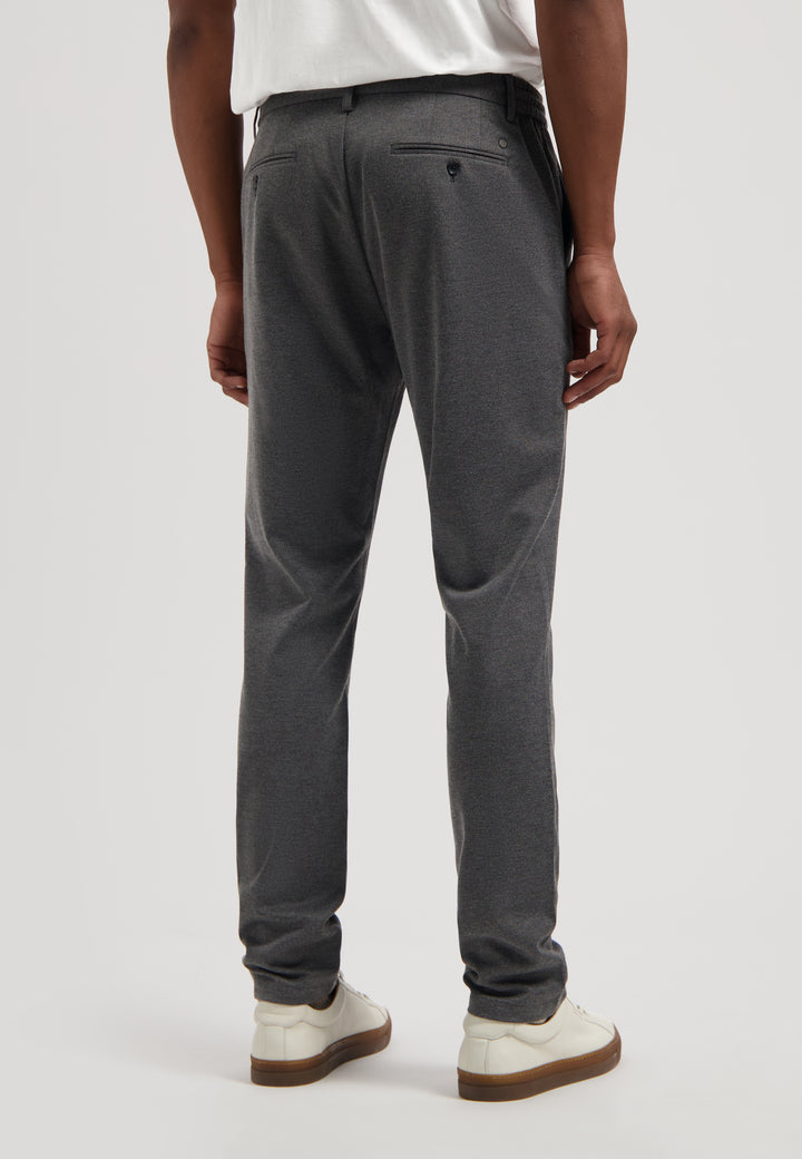 Dstrezzed Lancaster Pattern Sweat Pant Twill Pant in Dark Grey