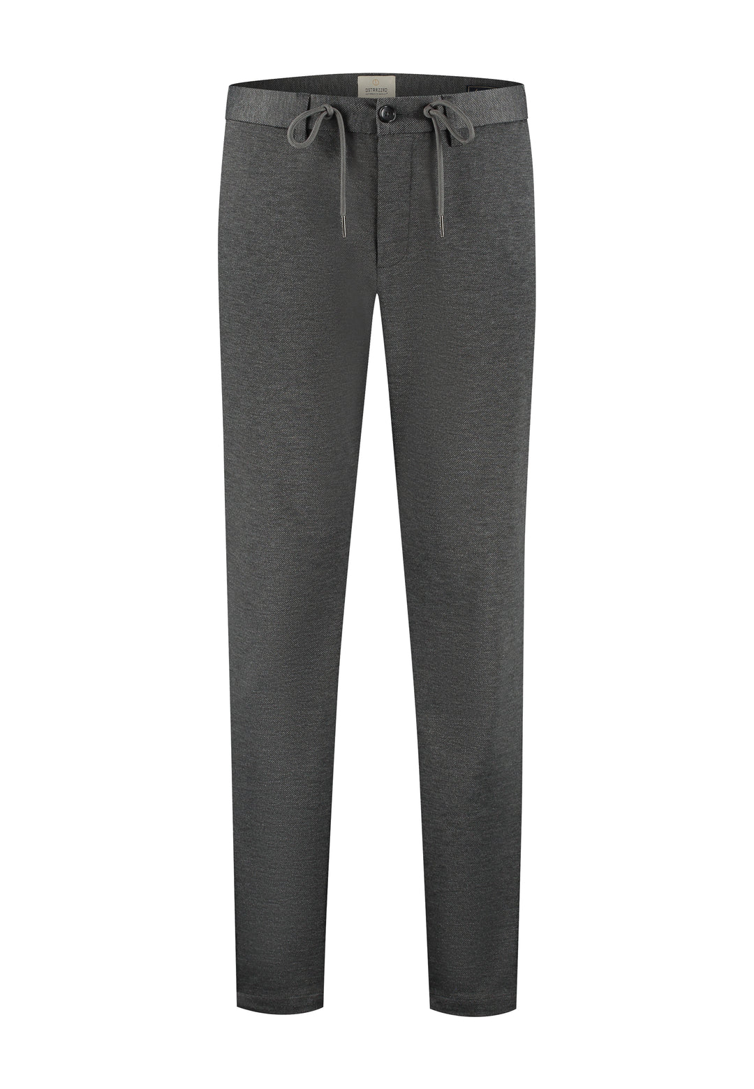 Dstrezzed Lancaster Pattern Sweat Pant Twill Pant in Dark Grey