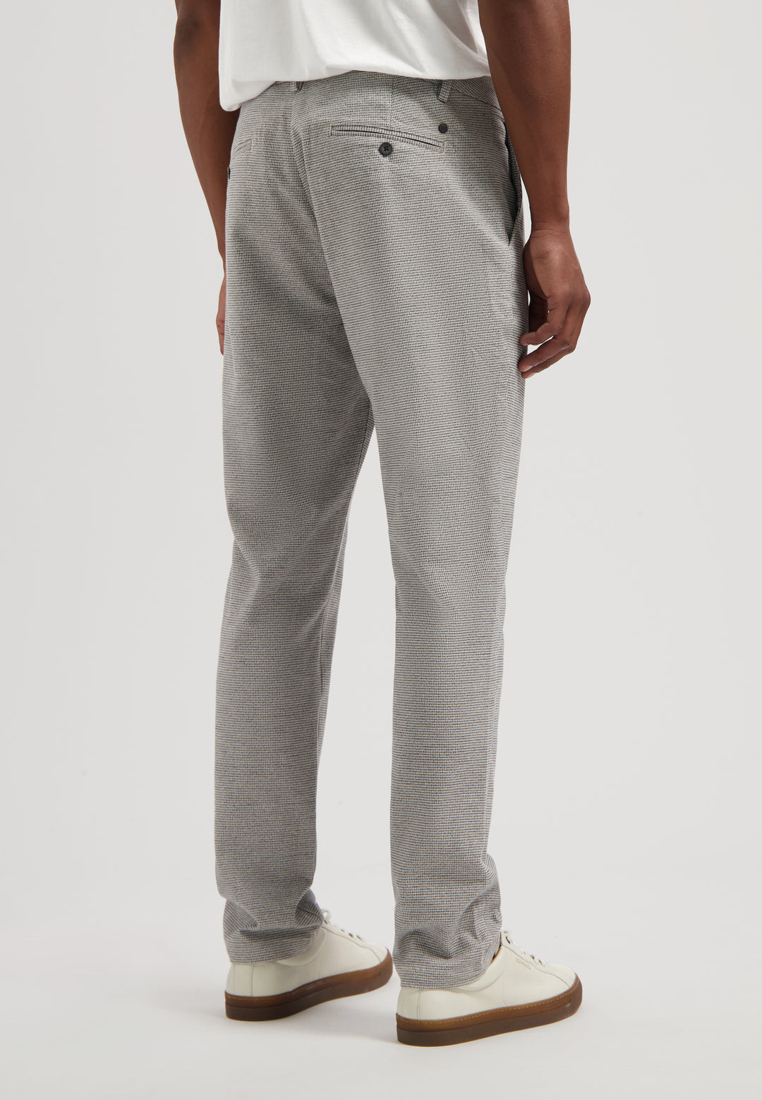 Dstrezzed Marlon Pied-de-Poule Pant in Silver Birch | Buster McGee