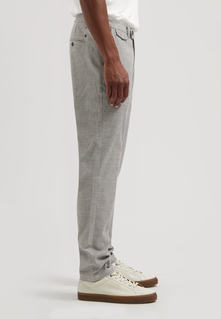 Dstrezzed Marlon Pied-de-Poule Pant in Silver Birch