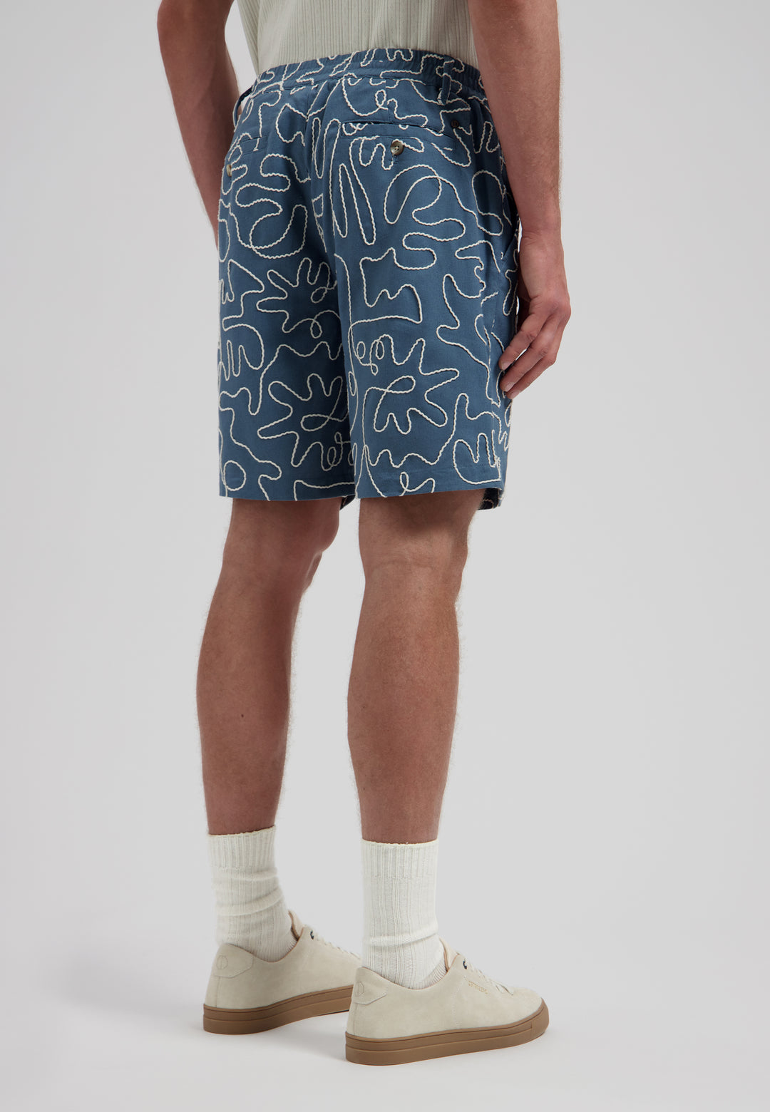 Dstrezzed Logan Rope Short in Blue Fusion