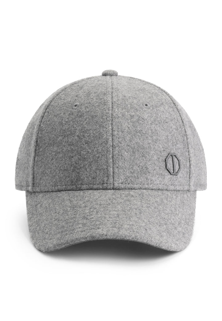Dstrezzed Beals Woolmix Cap in Dark Grey Melange | Buster McGee