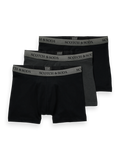 Herringbone Boxer Briefs 3 Pack in Black | Buster McGee
