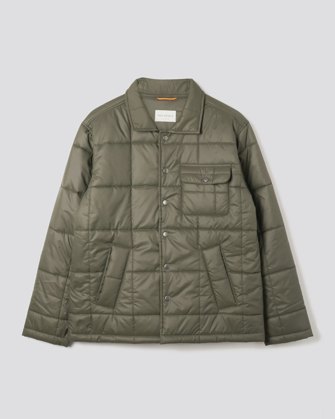 Far Afield Kovak Quilted Jacket in Dark Green | Buster McGee