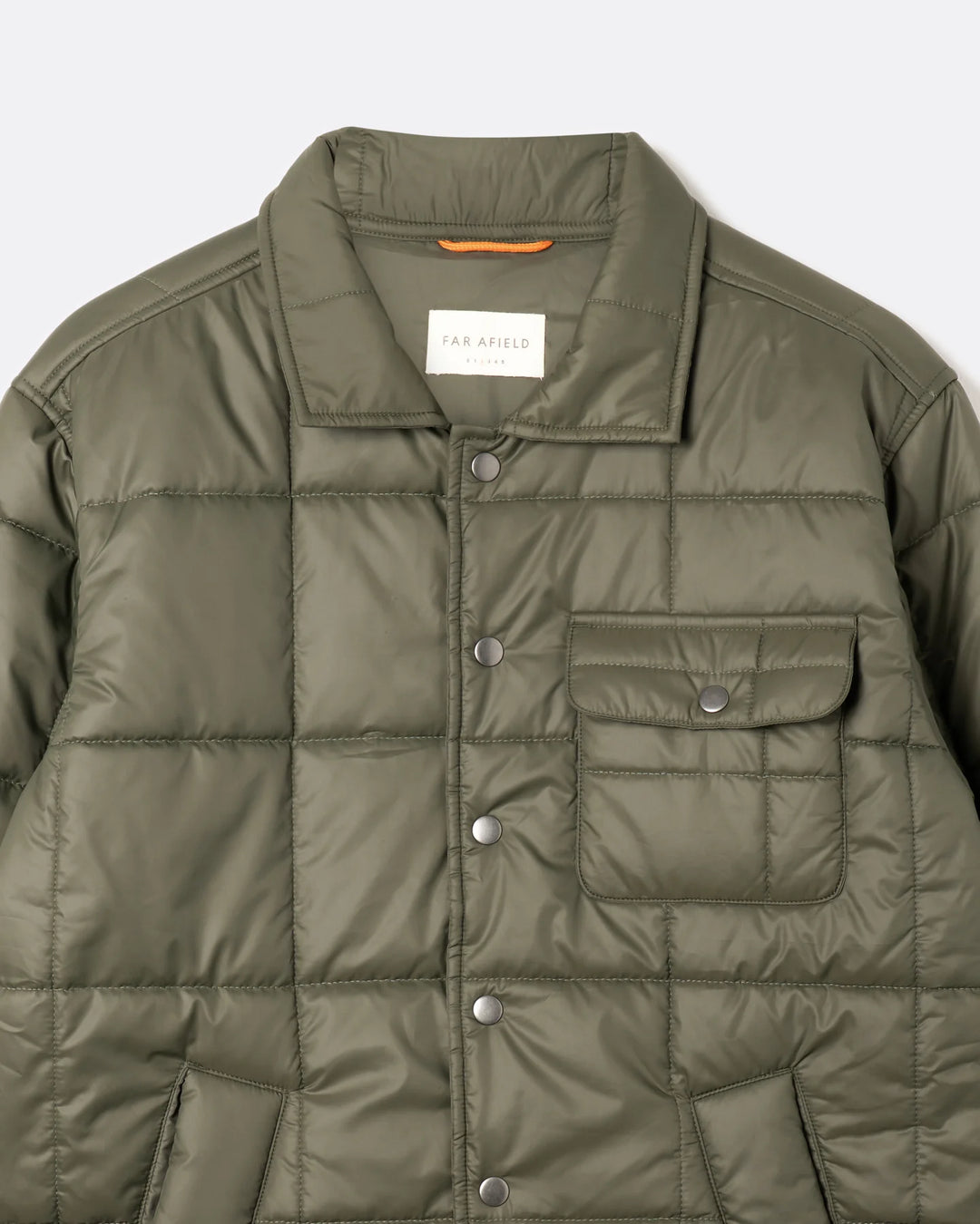 Far Afield Kovak Quilted Jacket in Dark Green | Buster McGee