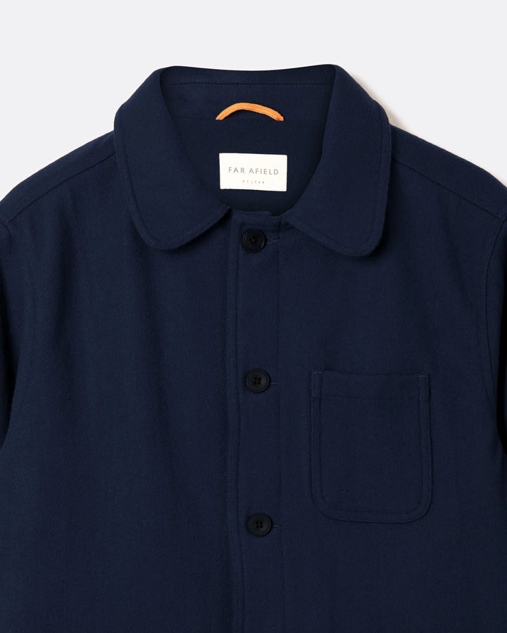 Far Afield Station Jacket in Navy | Buster McGee Daylesford
