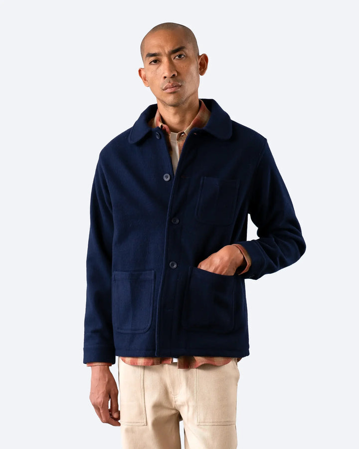 Far Afield Station Jacket in Navy