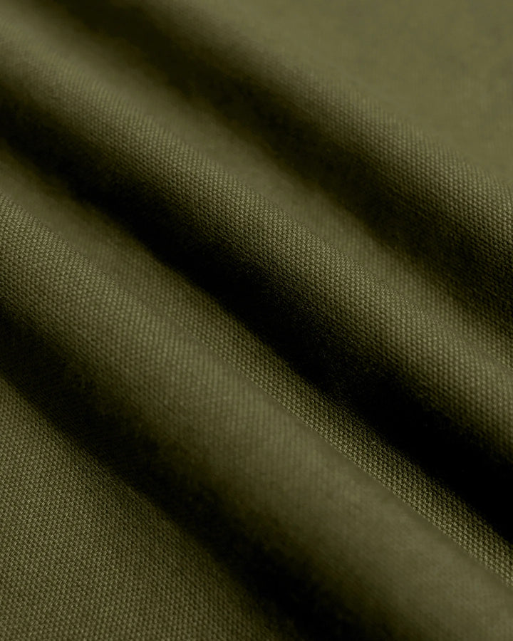 Far Afield Station Jacket in Green Panama Twill