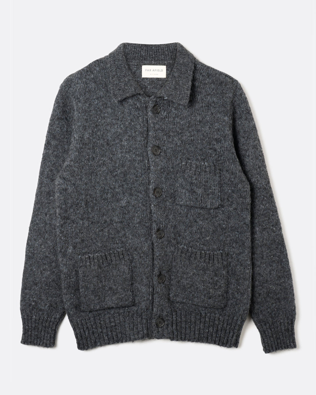 Far Afield Station Cardigan in Grey | Buster McGee Daylesford