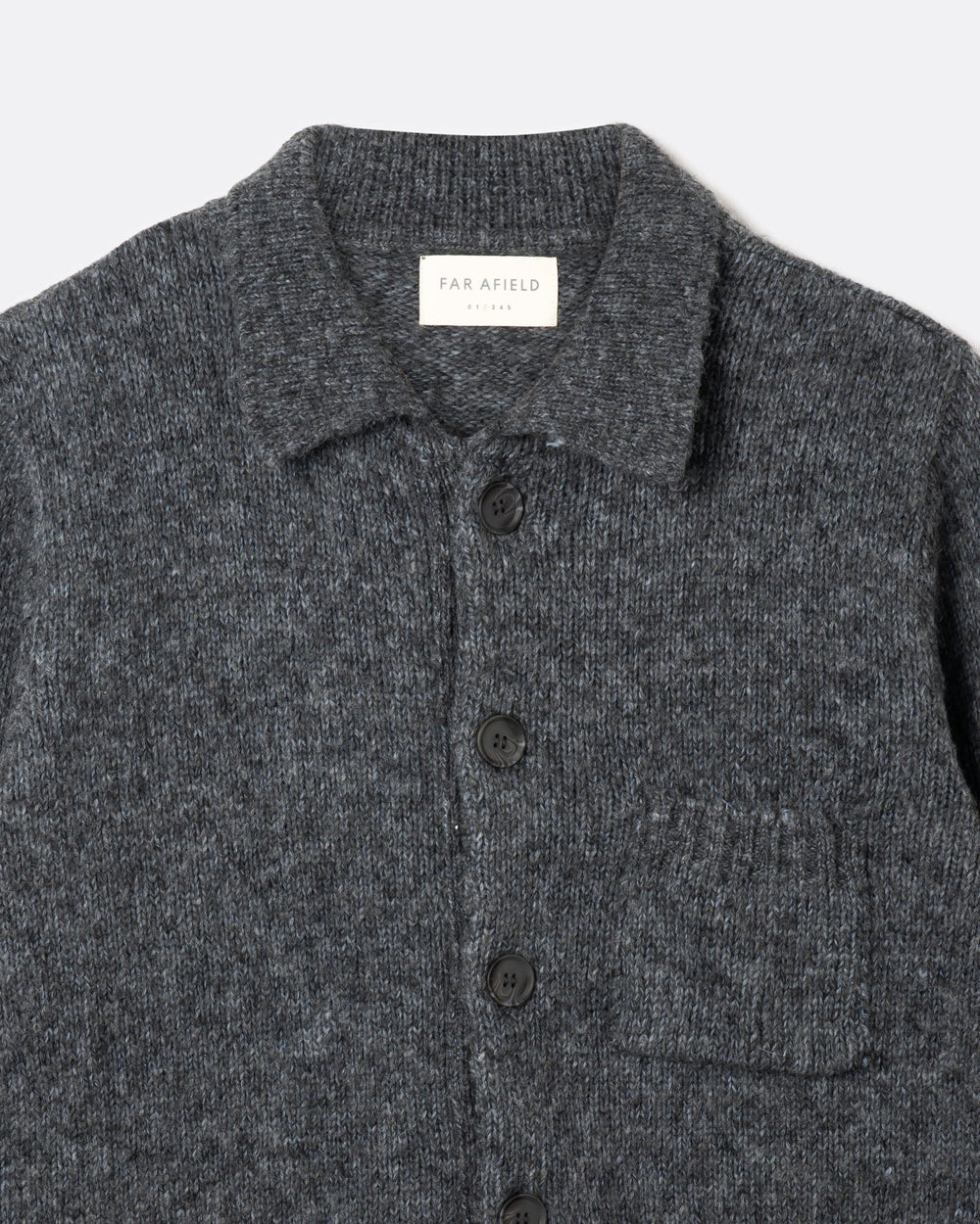 Far Afield Station Cardigan in Grey | Buster McGee Daylesford