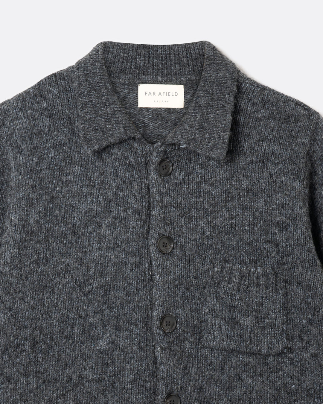 Far Afield Station Cardigan in Grey | Buster McGee Daylesford
