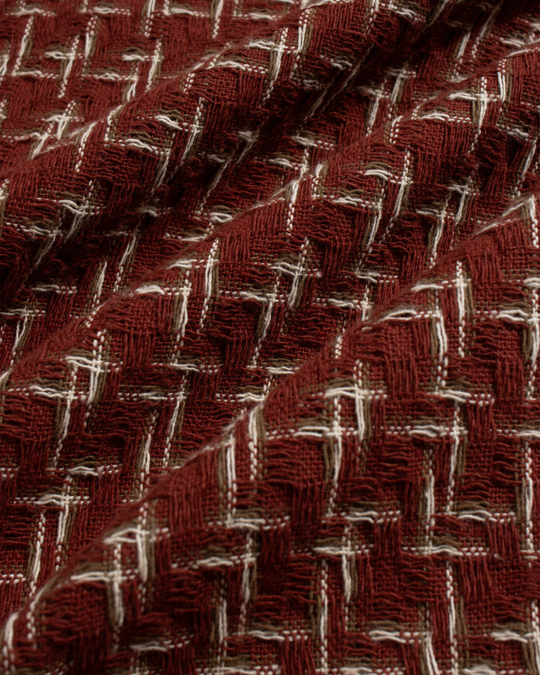 Far Afield Busey Shirt Dobby Architect in Red | Buster McGee