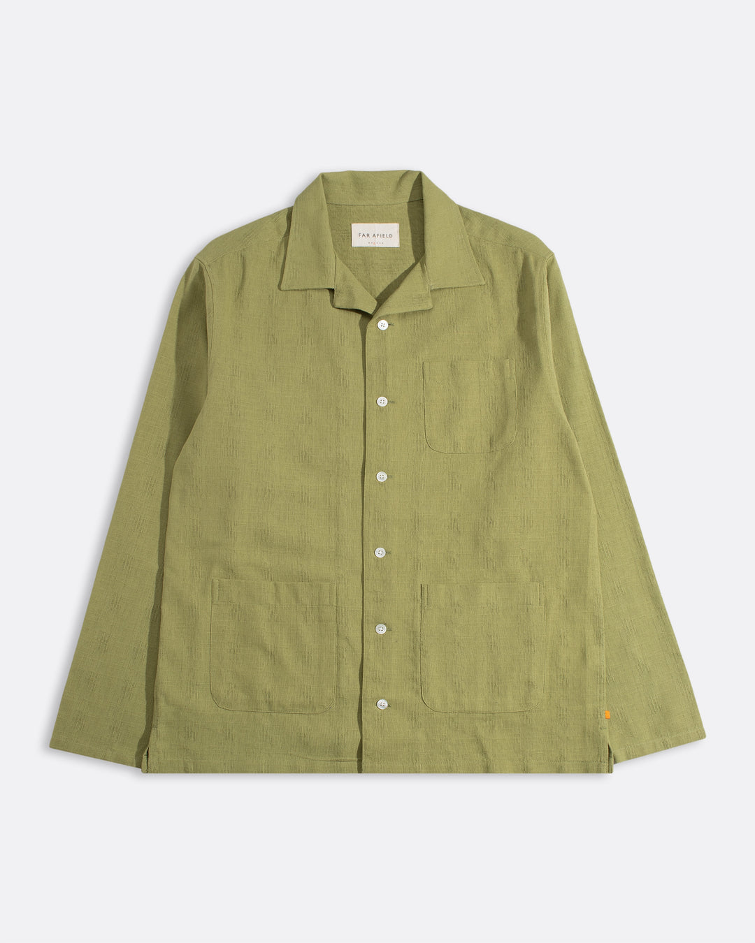 Far Afield Dewey Shirt Slub in Green | Buster McGee Daylesford