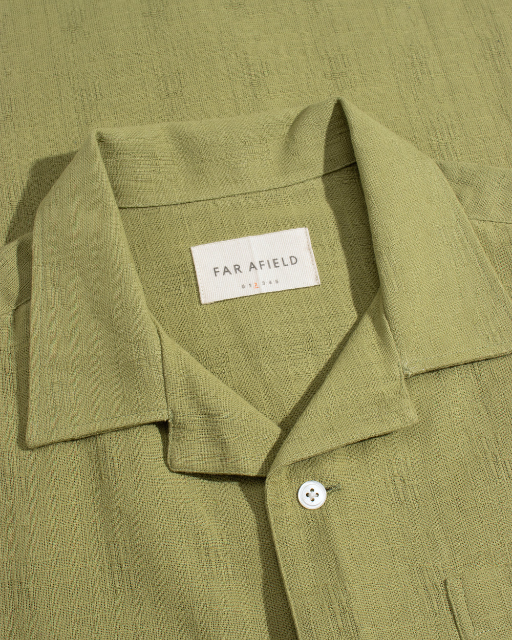 Far Afield Dewey Shirt Slub in Green | Buster McGee Daylesford