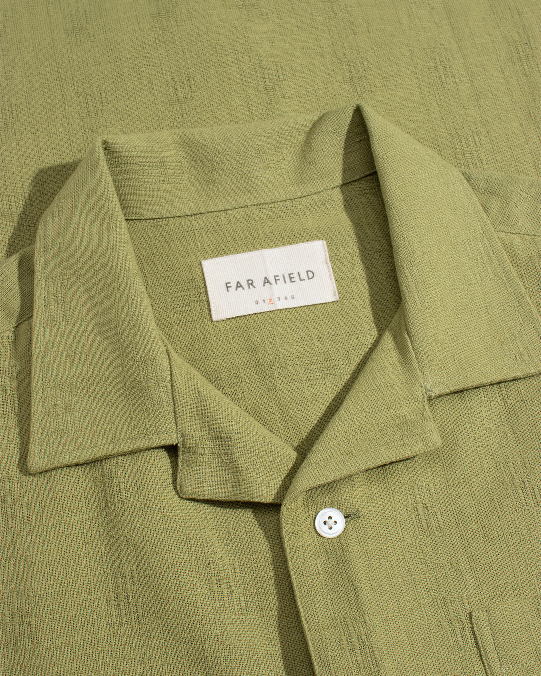 Far Afield Dewey Shirt Slub in Green | Buster McGee Daylesford