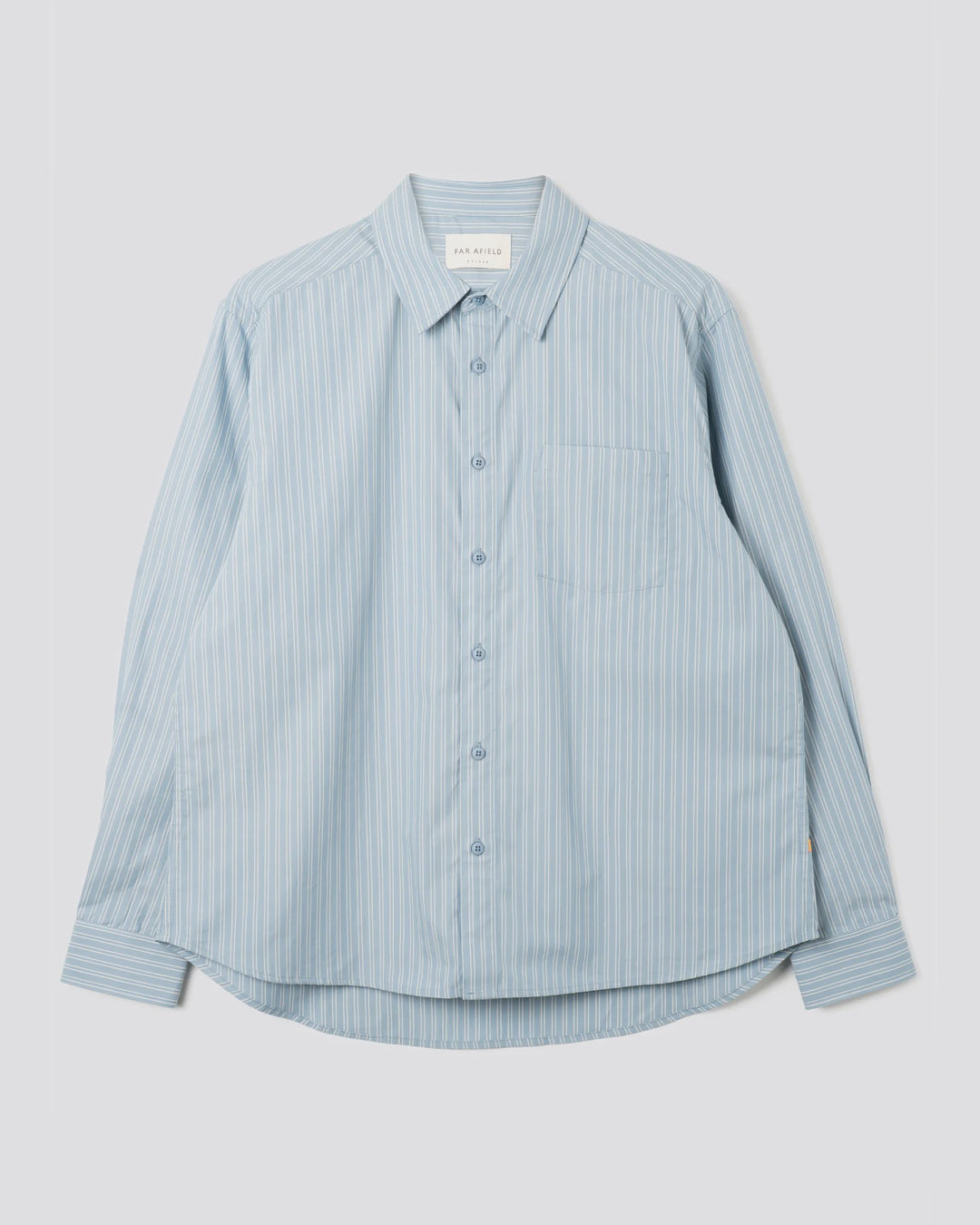 Far Afield Day Longsleeve Shirt in Blue Stripe | Buster McGee