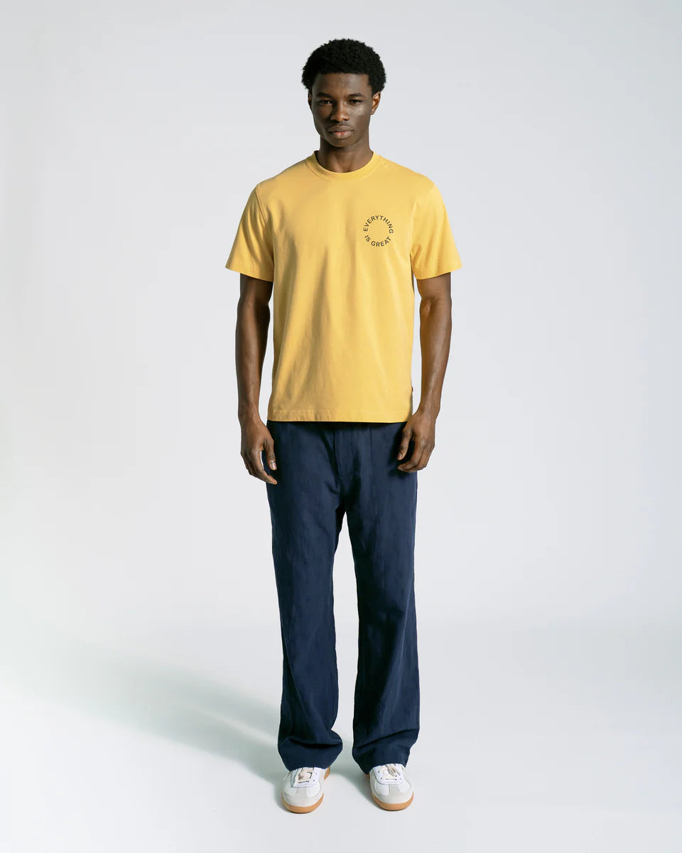 Far Afield Graphic Short Sleeve T-Shirt in Yellow | Buster McGee