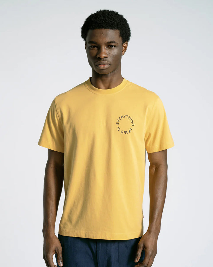 Far Afield Graphic Short Sleeve T-Shirt in Yellow | Buster McGee