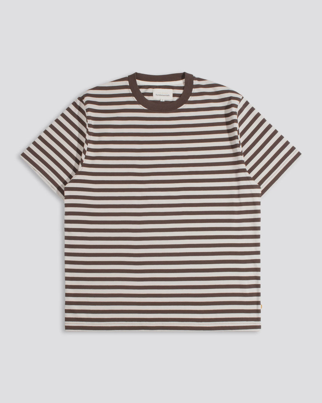 Far Afield Breton Stripe SS Tee in Brown Sand | Buster McGee