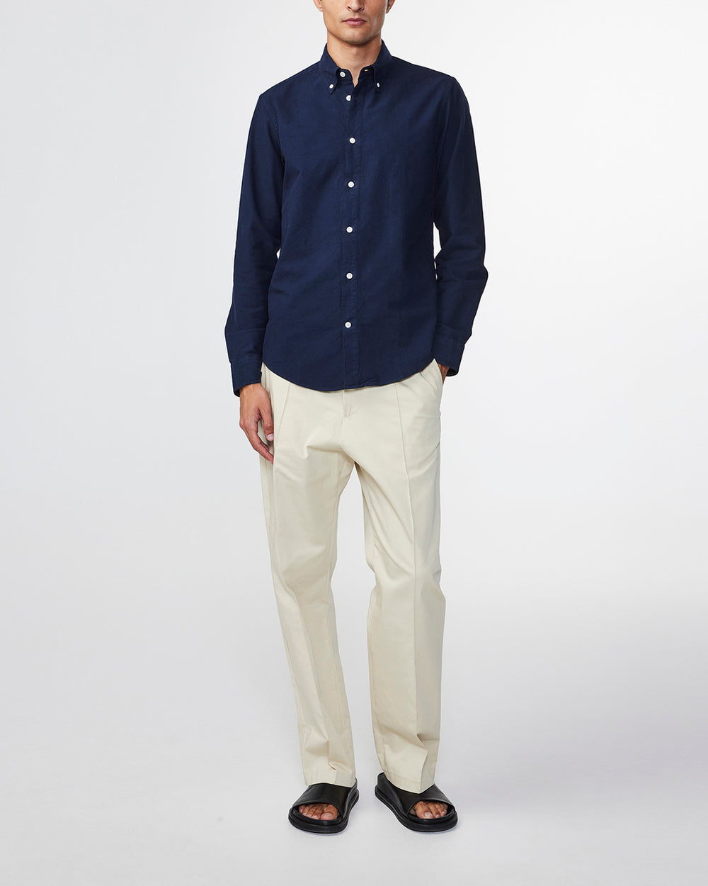 NN07 Arne No PKT 5725 Shirt in Navy Blue | Buster McGee