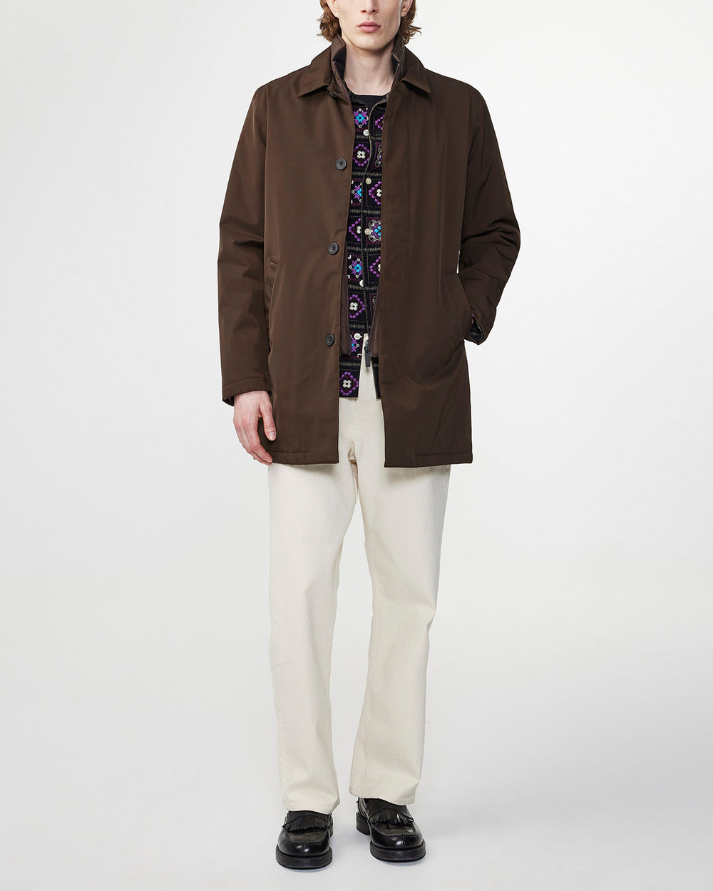 NN07 Blake 8240 Trench Coat in Demitasse | Buster McGee