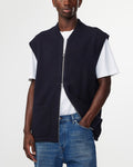 NN07 Boiled Vest 6398 in Navy Blue | Buster McGee