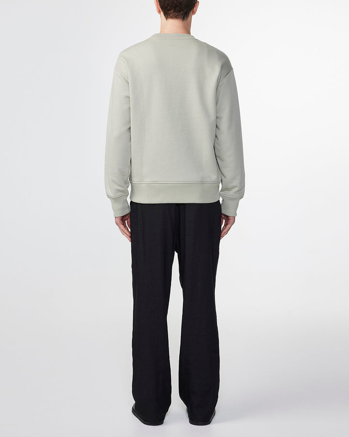 NN07 Briggs Crew 3504 Sweatshirt in Fog | Buster McGee