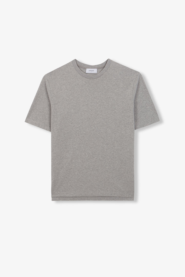 Unfeigned Basic T-Shirt in Grey Melange