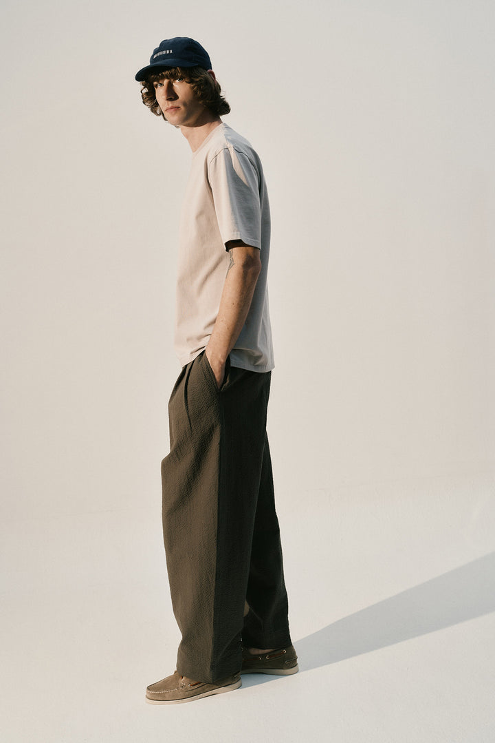 Unfeigned Basic T-Shirt in Fog | Buster McGee