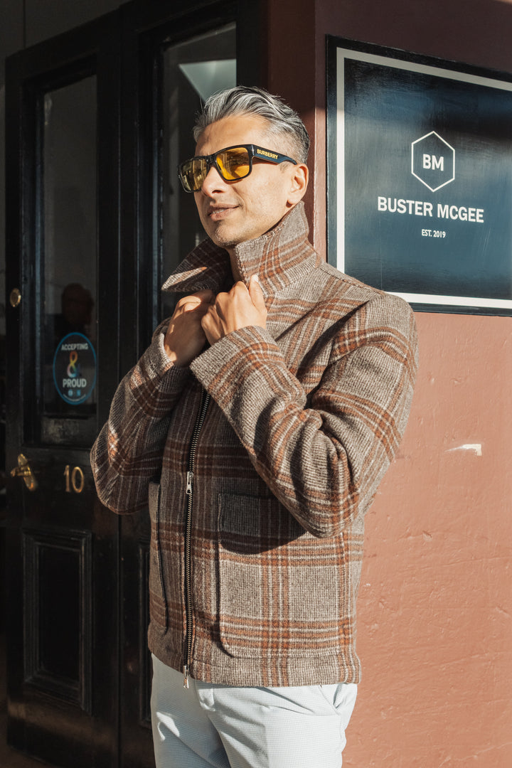 NN07 Gael 8442 Jacket in Multi Check | Buster McGee