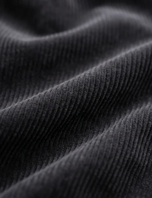 Mr Simple Burbank Elastic Cord Pant in Charcoal