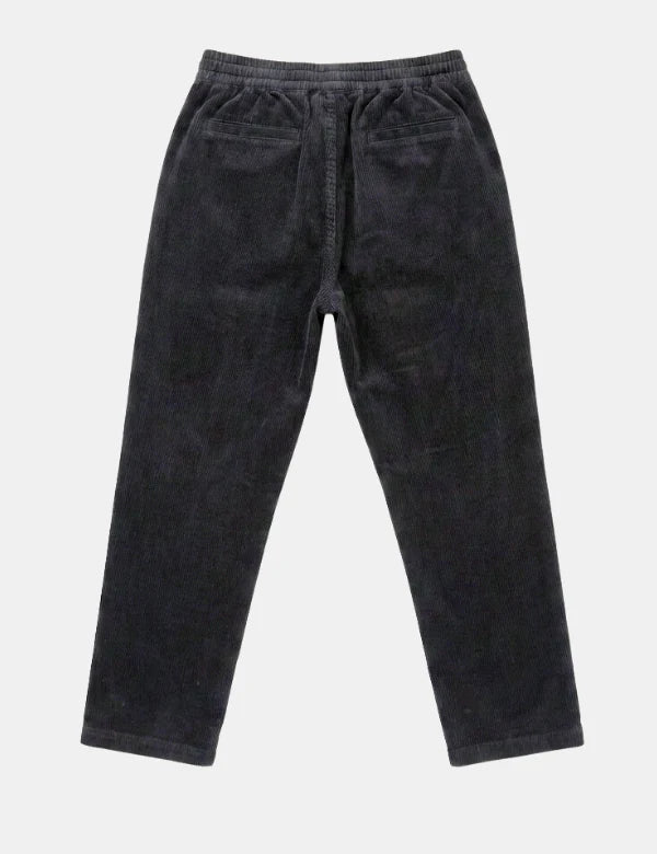 Mr Simple Burbank Elastic Cord Pant in Charcoal