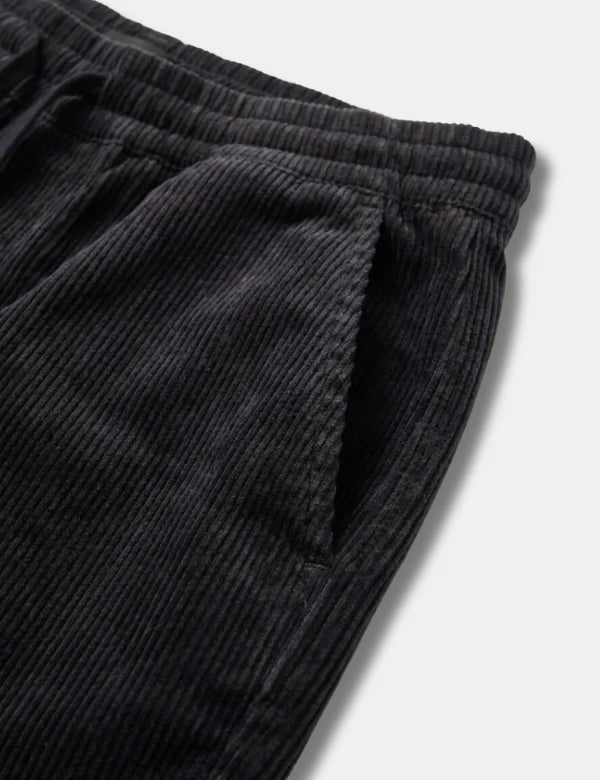 Mr Simple Burbank Elastic Cord Pant in Charcoal