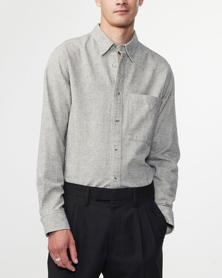 NN07 - Cohen 5581 Long Sleeve Shirt in Black Multi | Buster McGee