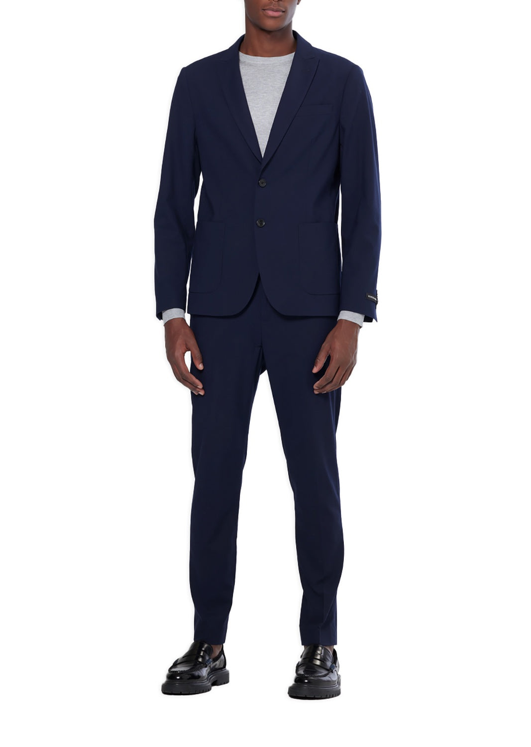 Scotch & Soda CORE Peak Lapel Blazer in Night | Buster McGee