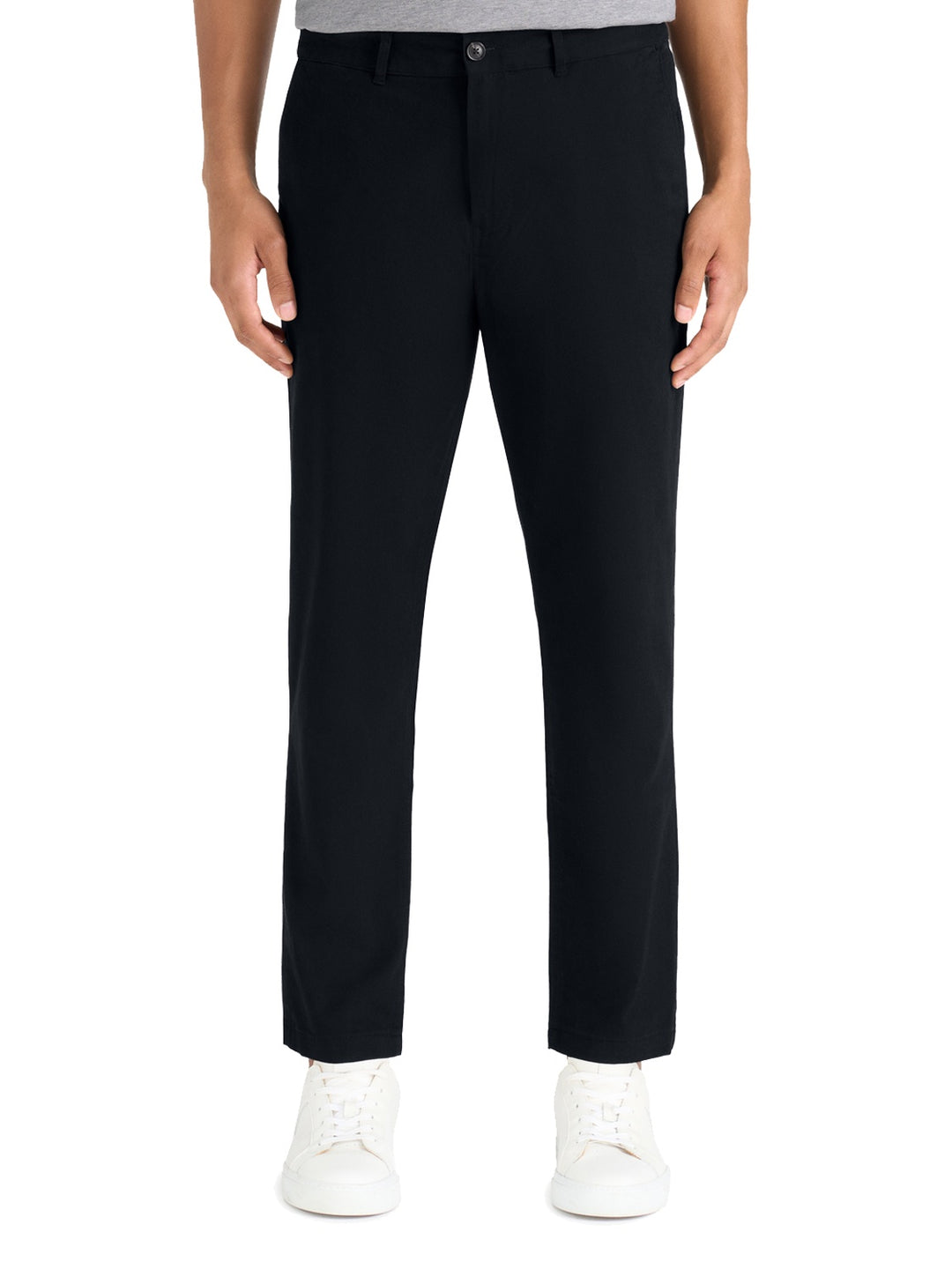 CORE Drift Organic Cotton Blend Twill Chino in Black | Buster McGee