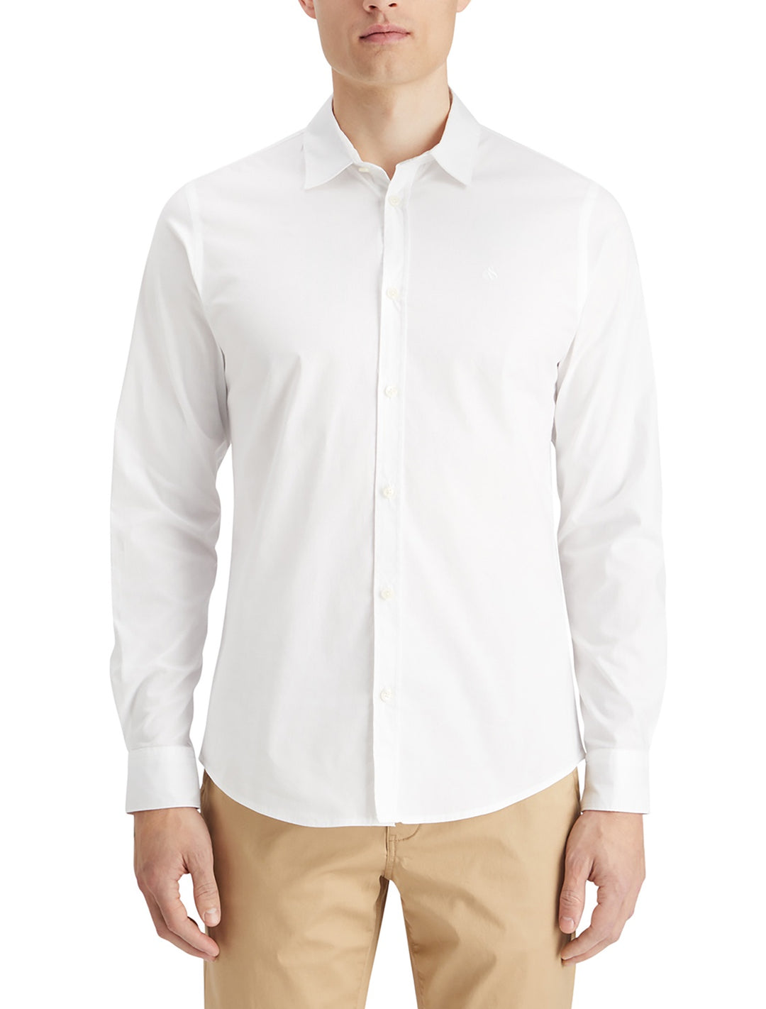 Scotch & Soda CORE Poplin Shirt in Bright White | Buster McGee