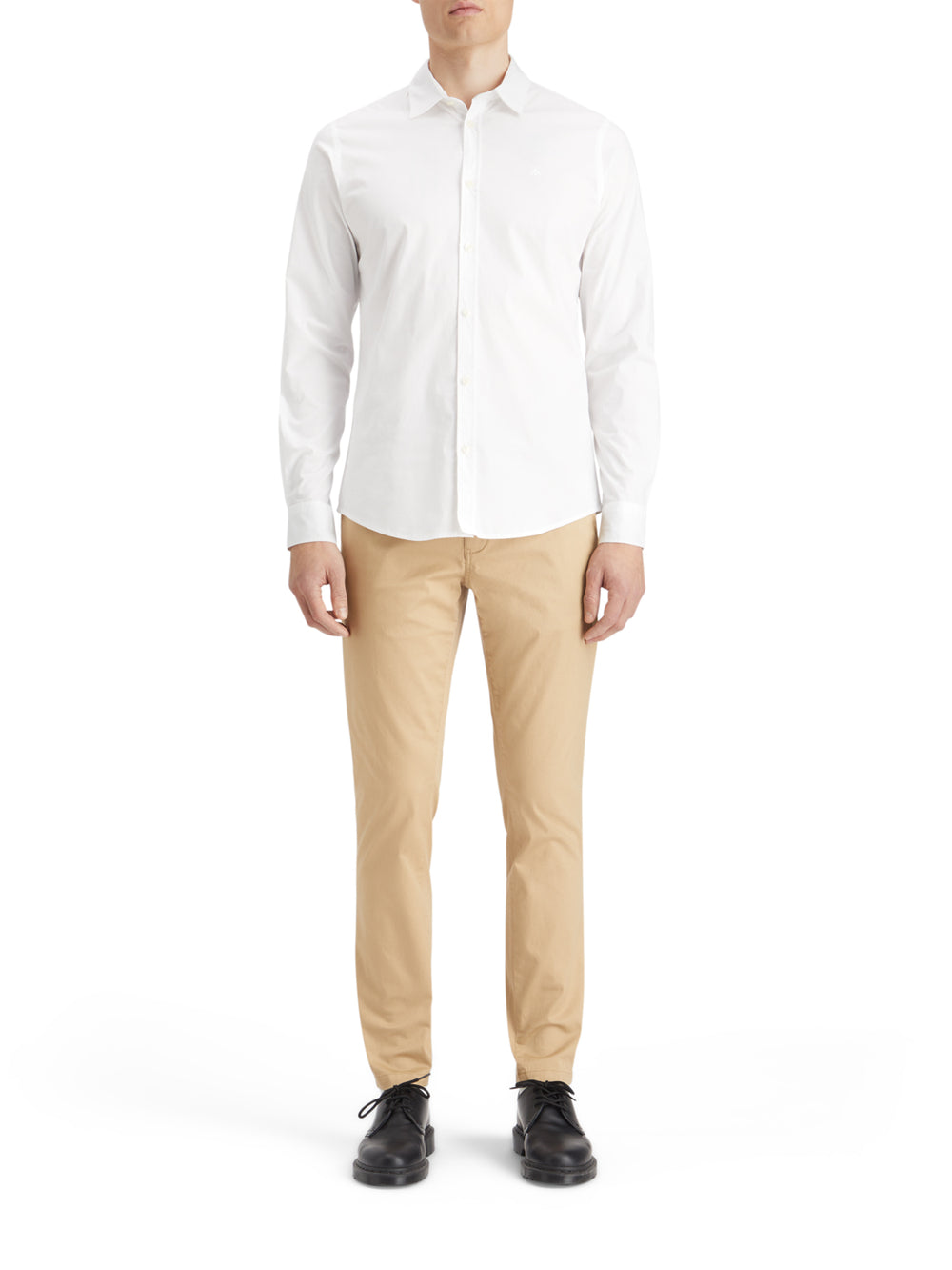 Scotch & Soda CORE Poplin Shirt in Bright White | Buster McGee