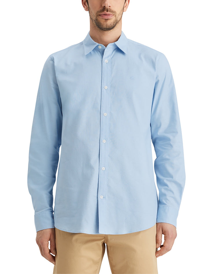 CORE Oxford Solid Shirt in Shirt Blue | Buster McGee