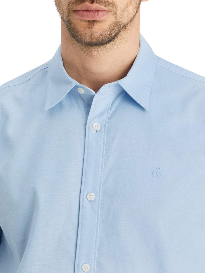 CORE Oxford Solid Shirt in Shirt Blue | Buster McGee