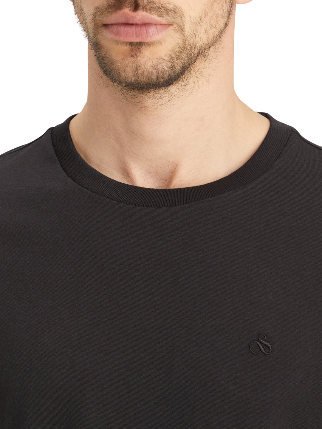 Scotch & Soda CORE Logo Tee Shirt in Black | Buster McGee