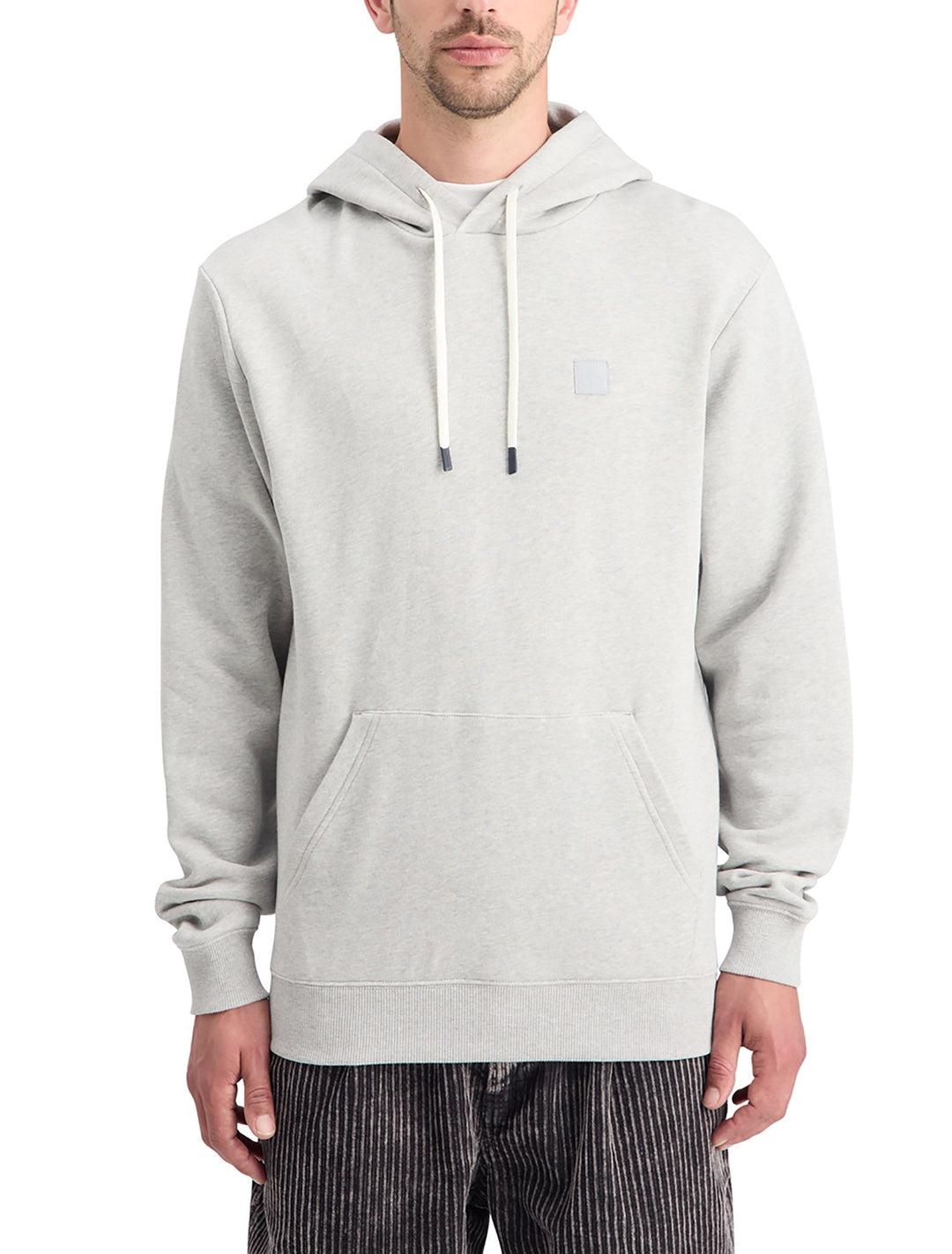 Scotch & Soda CORE Logo Hoodie in Grey Melange | Buster McGee