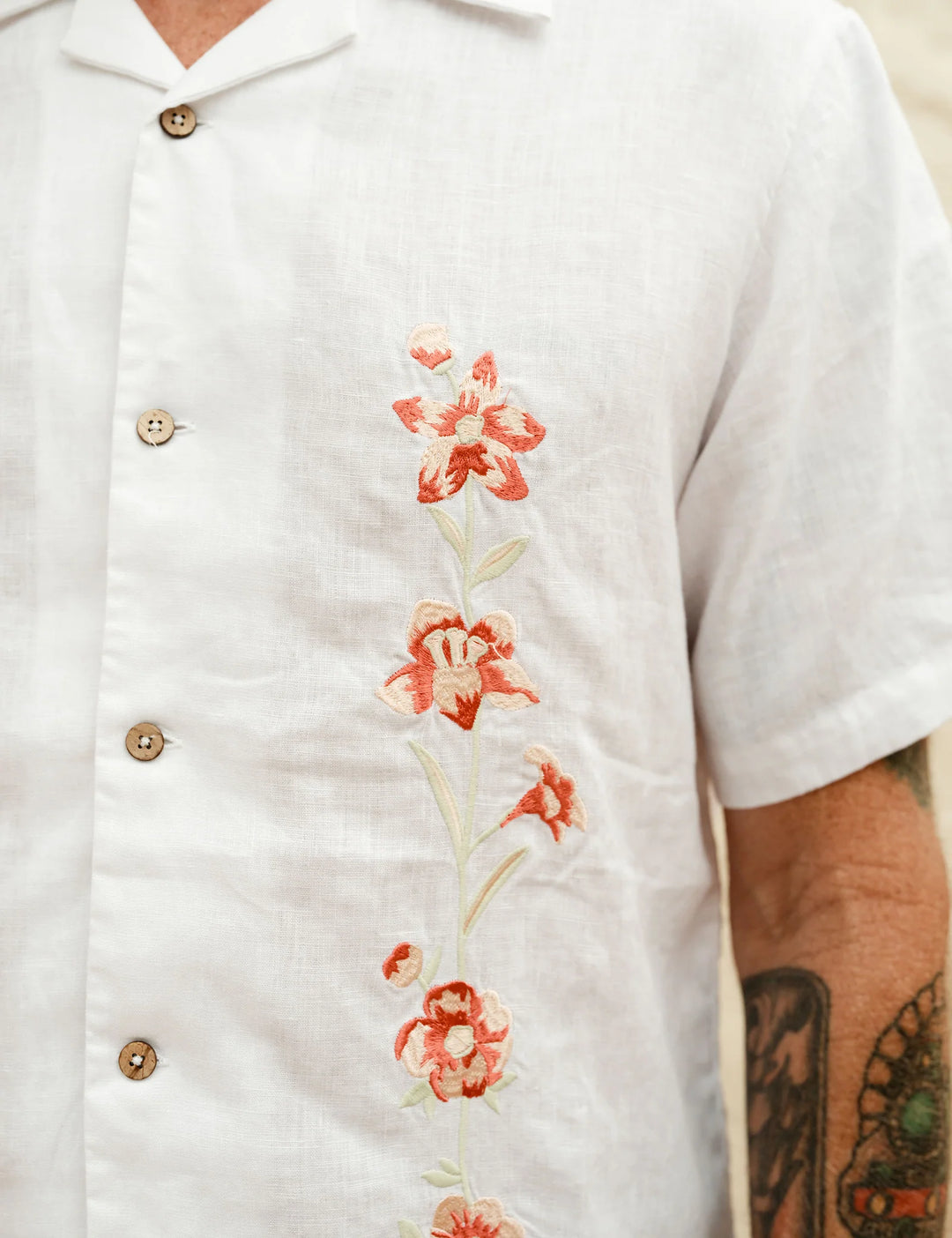 Mr Simple Cuban Short Sleeve Shirt in Garden State | Buster McGee