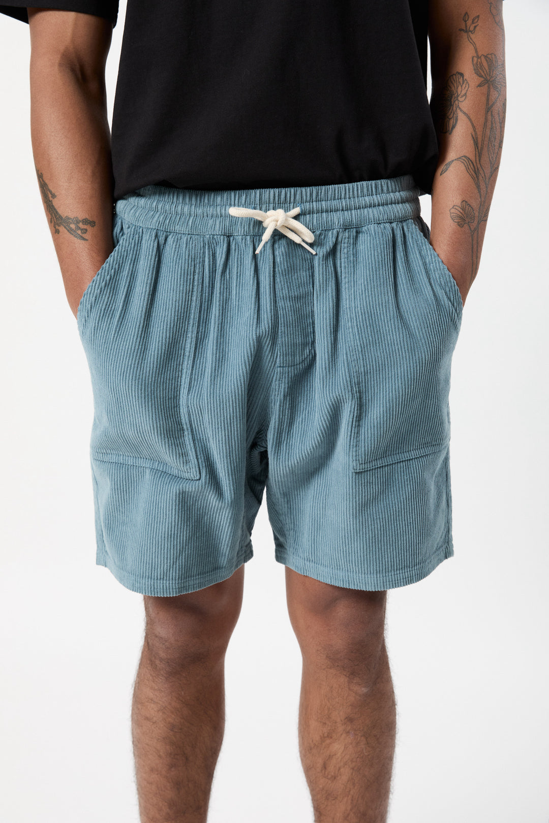 Mr Simple Burbank Shorts in Denim Cord | Buster McGee