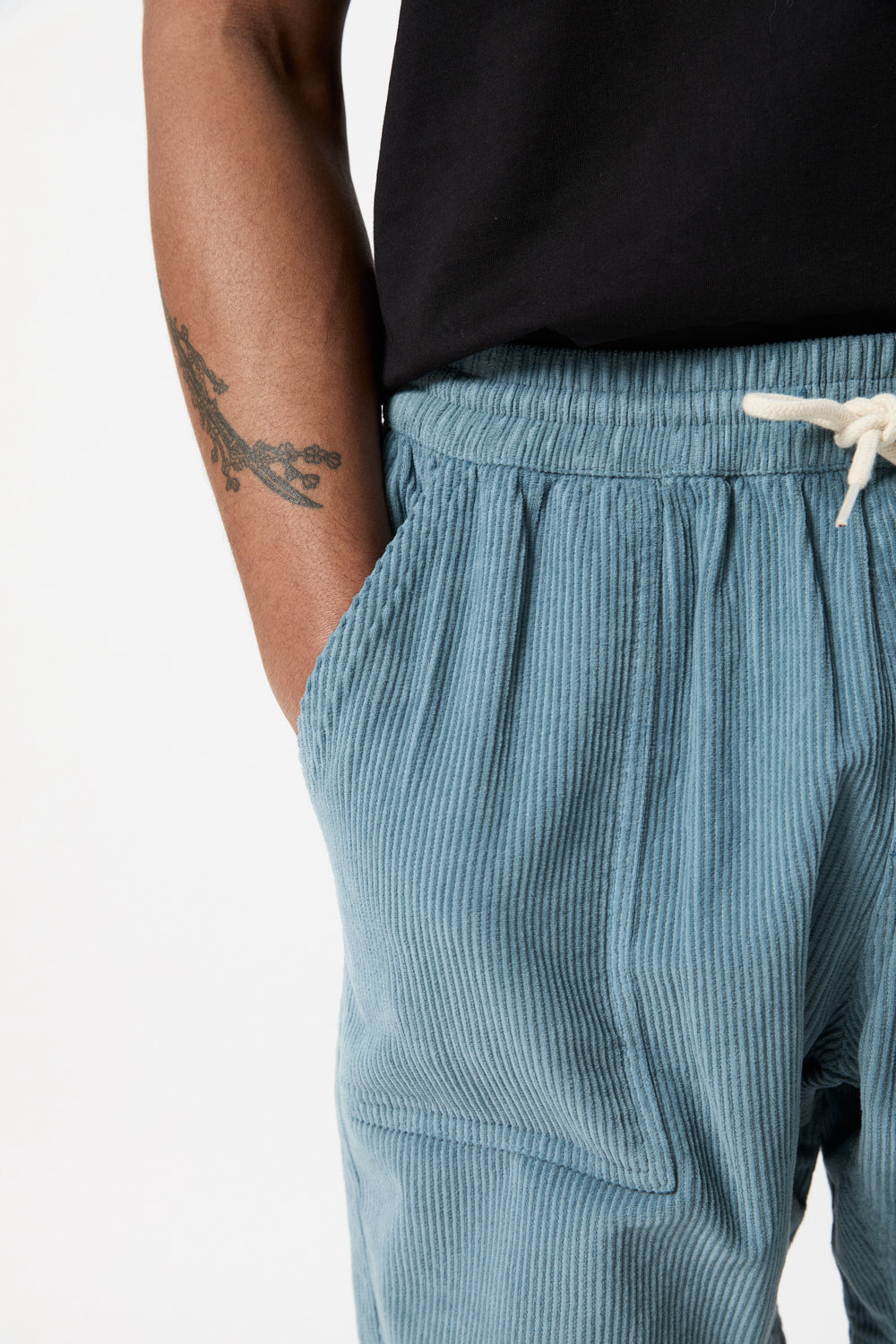 Mr Simple Burbank Shorts in Denim Cord | Buster McGee