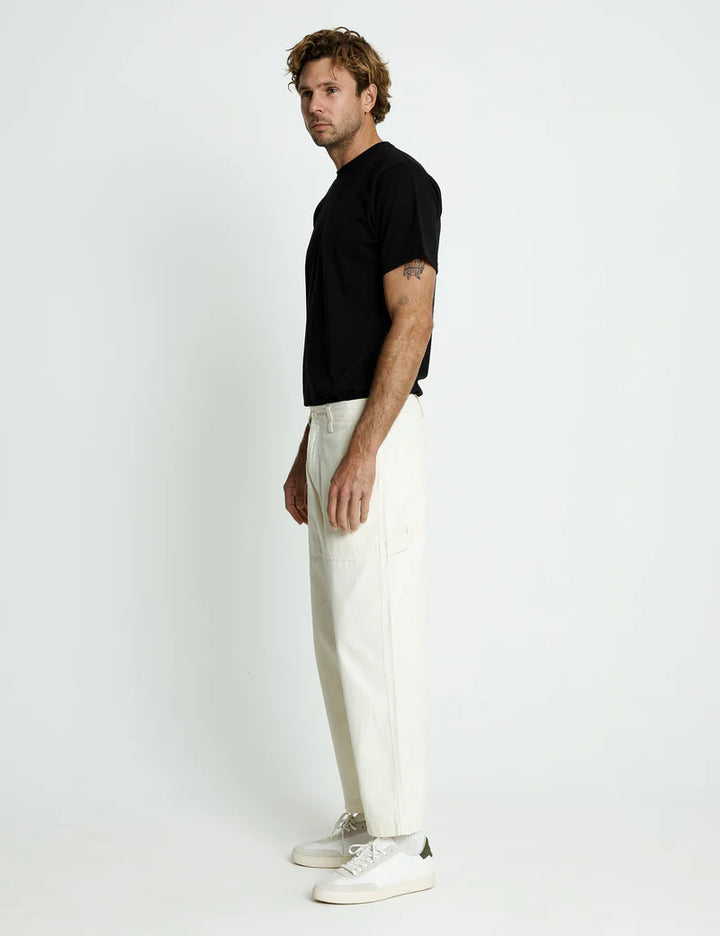 Mr Simple Carpenter Pant in Off White | Buster McGee