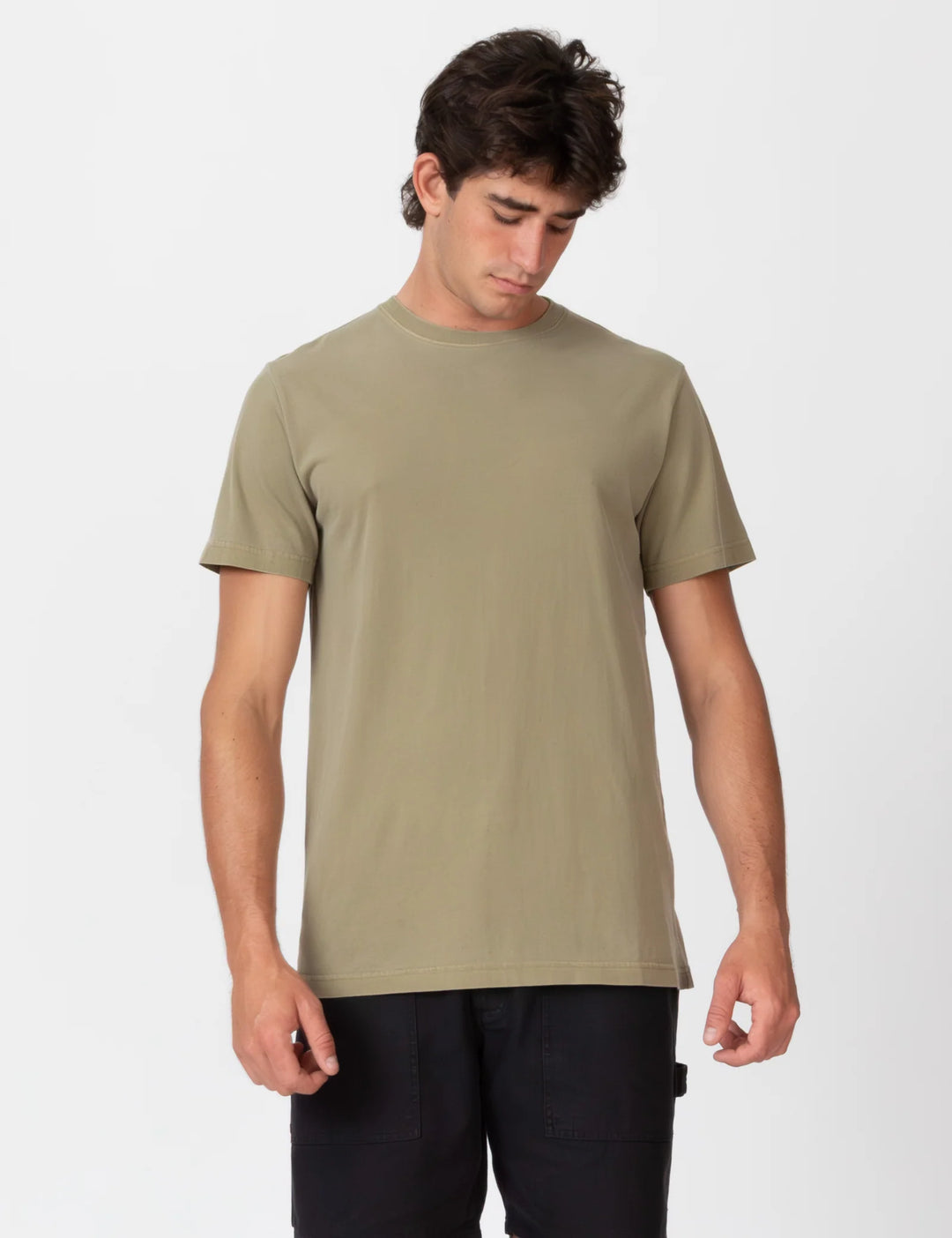 Mr Simple Reginald Vintage Tee in Fatigue Fade