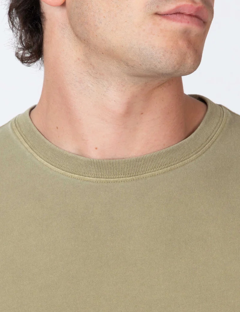 Mr Simple Reginald Vintage Tee in Fatigue Fade