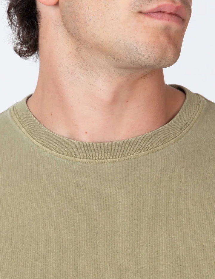 Mr Simple Reginald Vintage Tee in Fatigue Fade